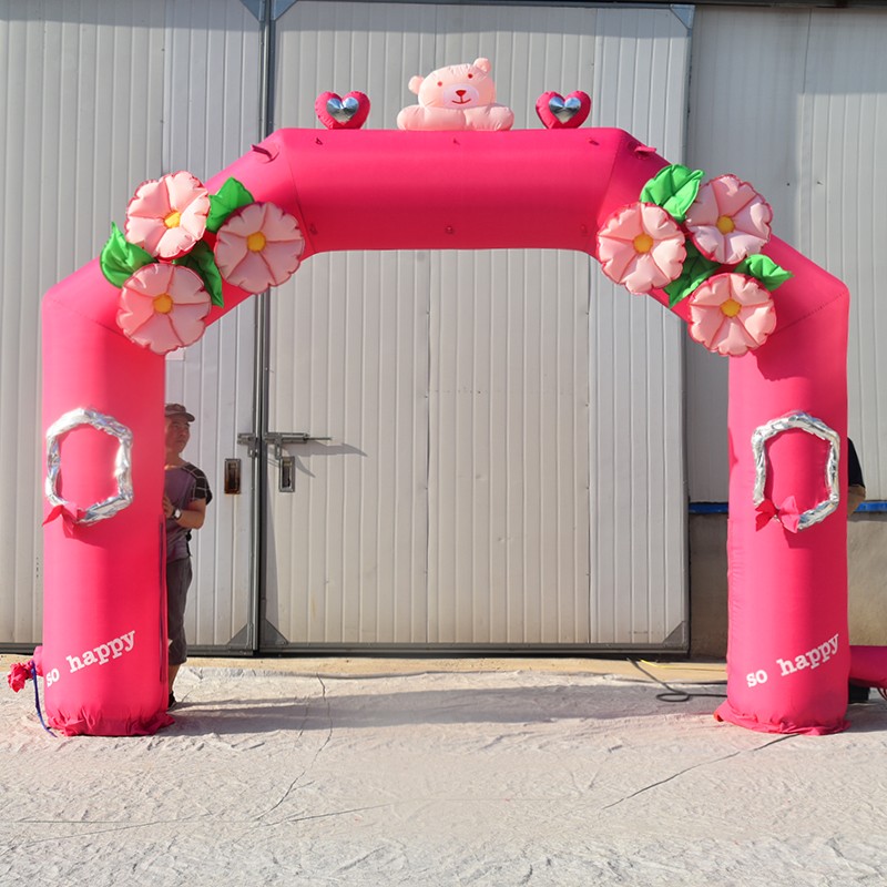 凯里粉色婚礼拱门